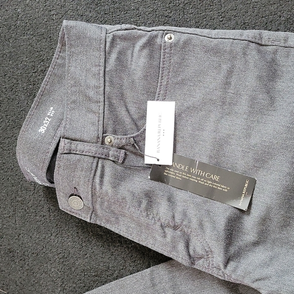 NWT Men / Boys Banana Republic Slim Travel Jean 30×32 - Picture 16 of 17